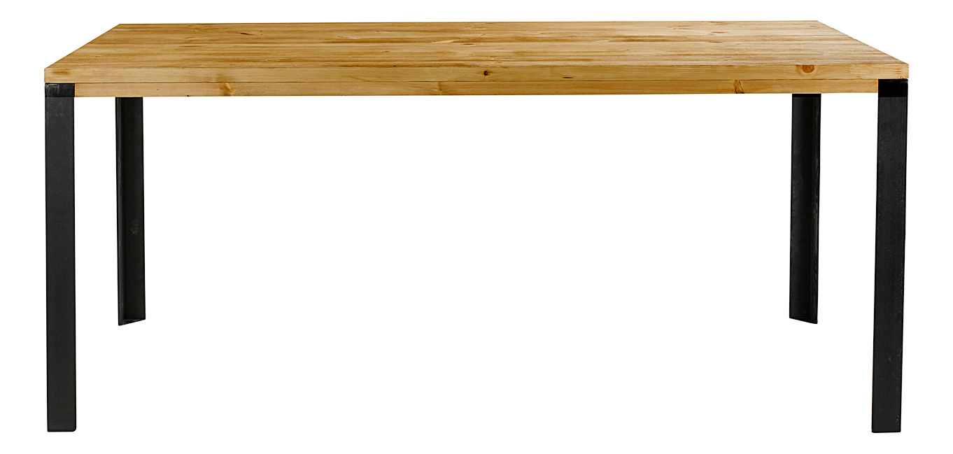 Table bois et métal industrielle
