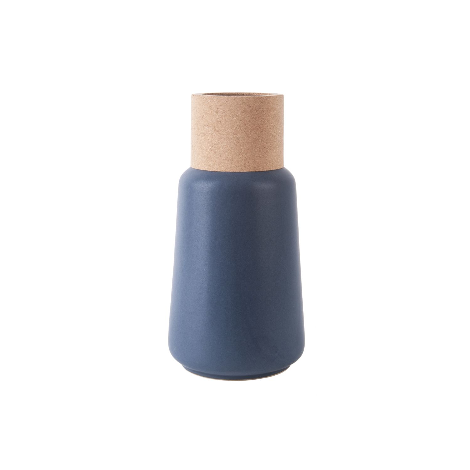 Vase en liège et céramique craft - h. 26