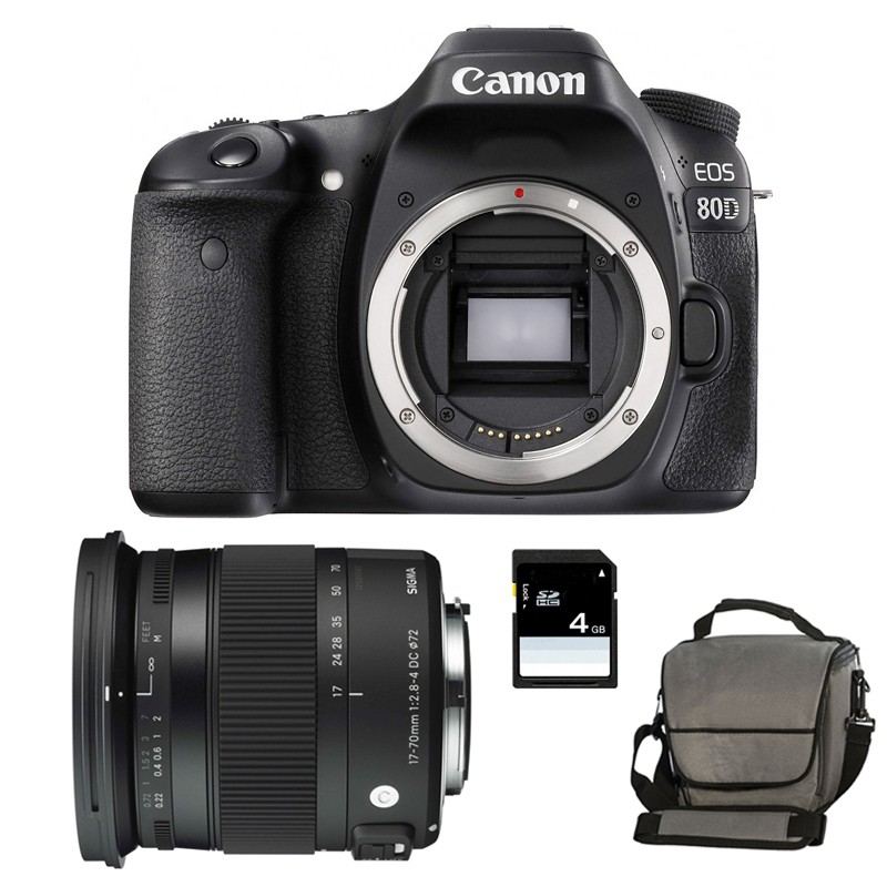 Canon eos 80d + sigma 17-70 contemporary