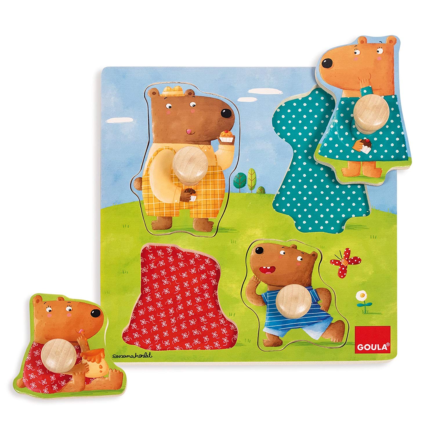 Puzzle famille ours