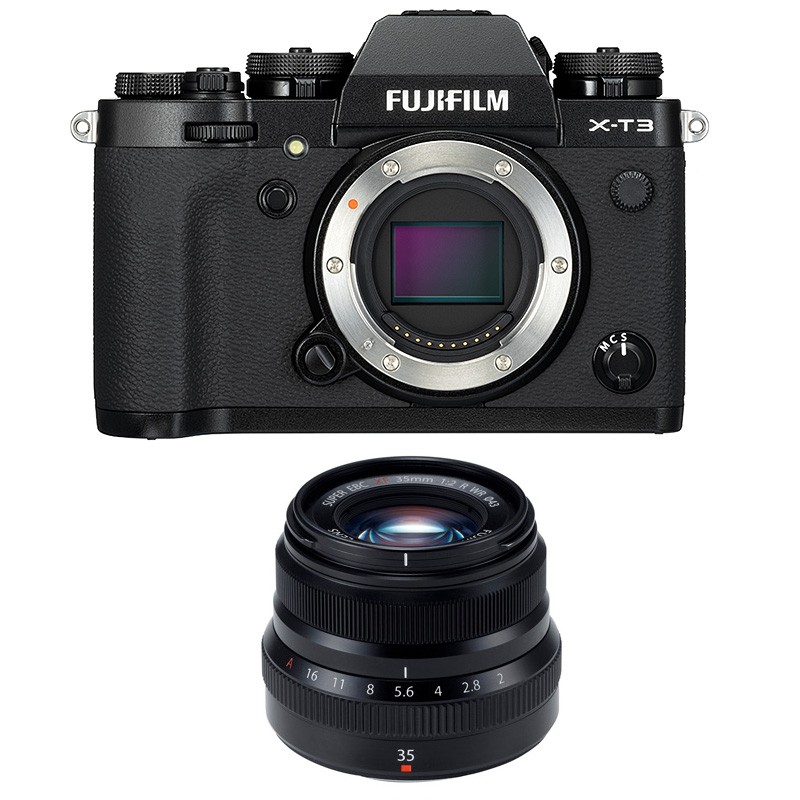 Fujifilm x-t3 noir + 35mm f2 wr