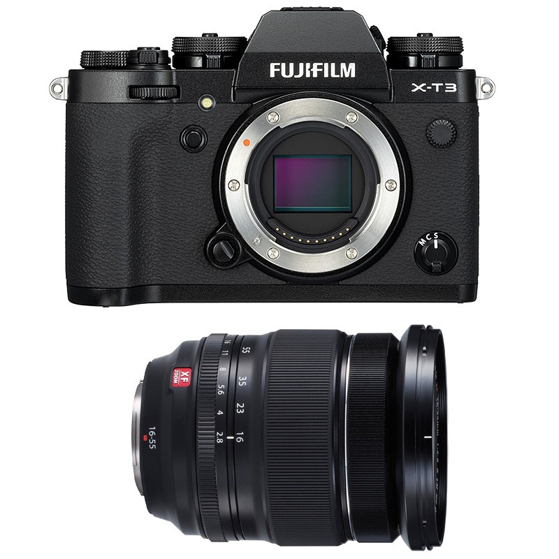 Fujifilm x-t3 noir + 16-55mm