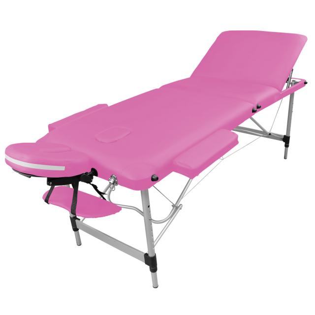 Table de massage 3z alu rose