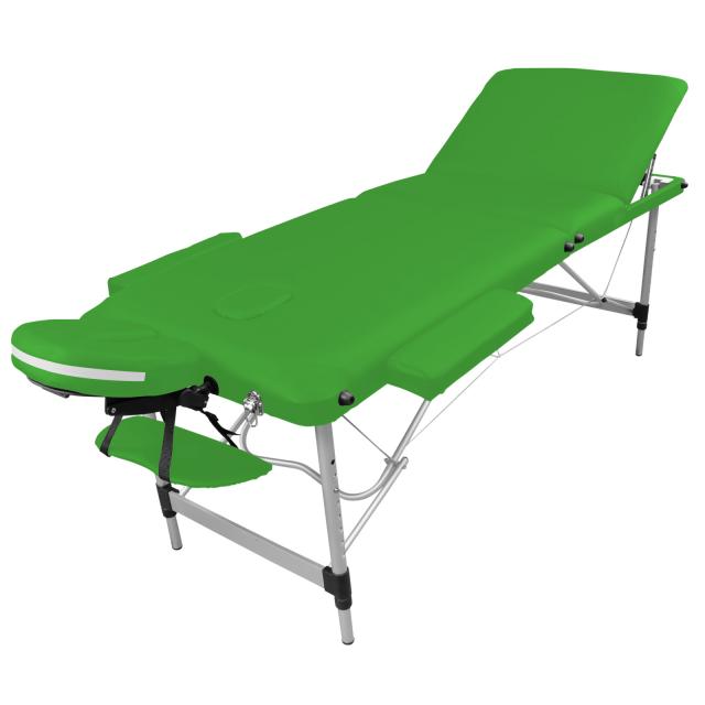 Table de massage 3z alu vert