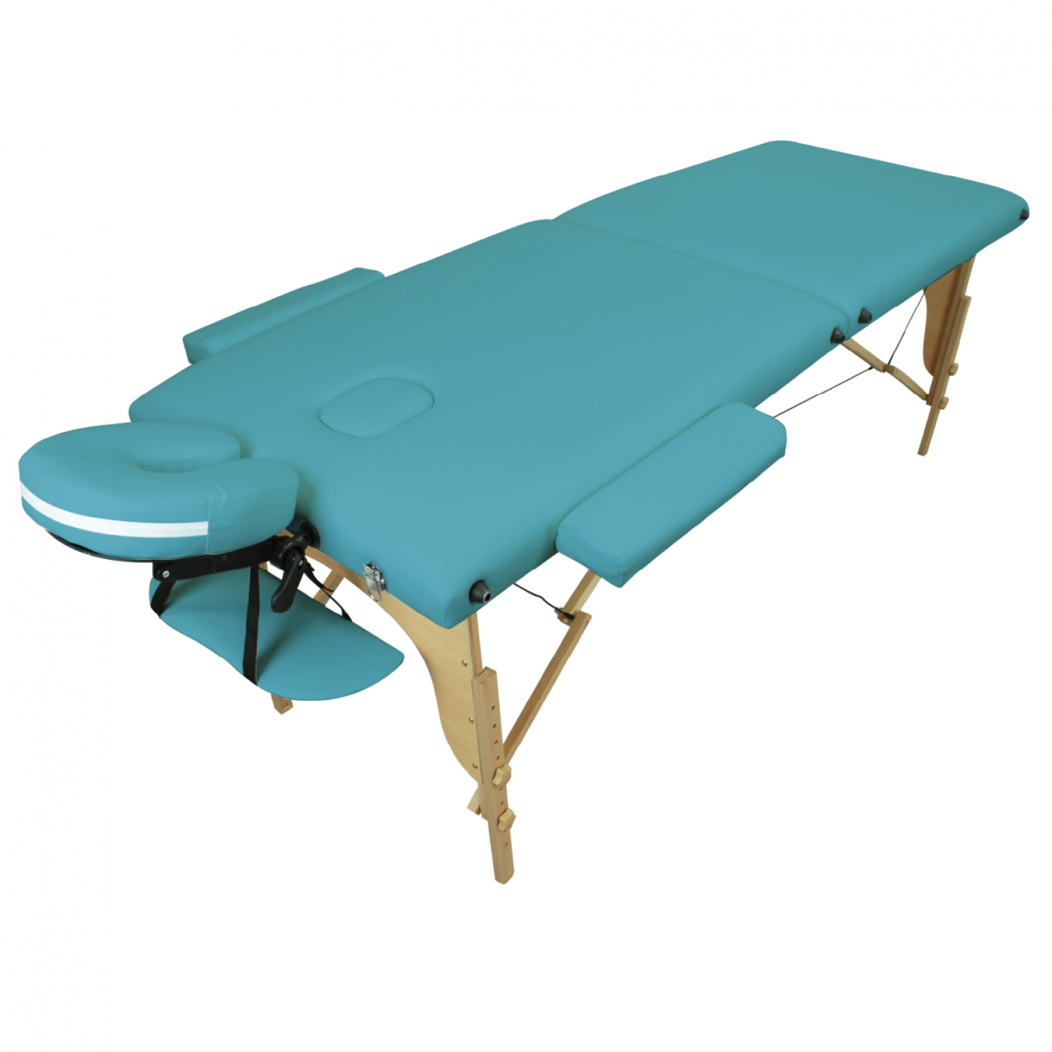 Table massage pliante 2 zones bois