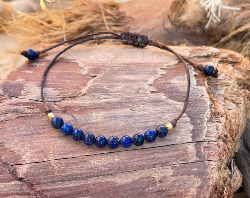 Bracelet d'amitié en lapis lazuli