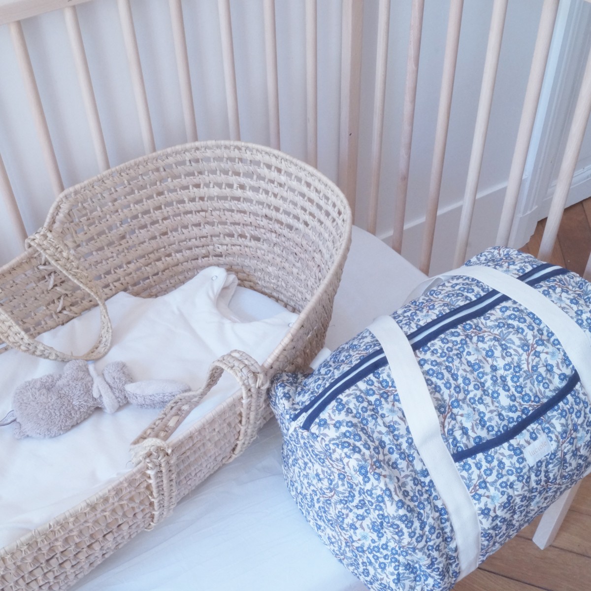 Sac à langer liberty empress bleu | Nature & Découvertes