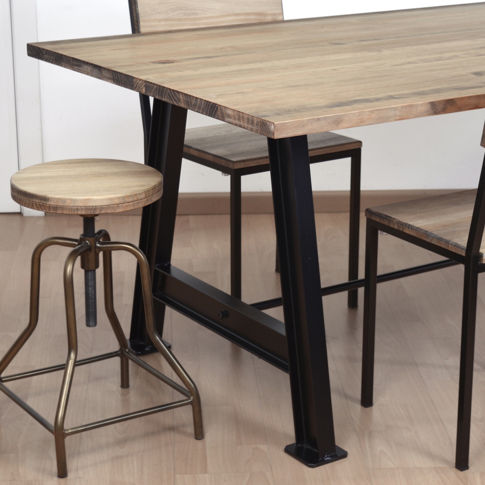 Table Salle A Manger Industriel Nature Decouvertes