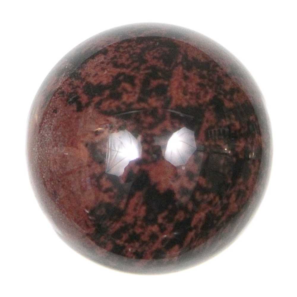 Sphère en obsidienne acajou - 4 cm