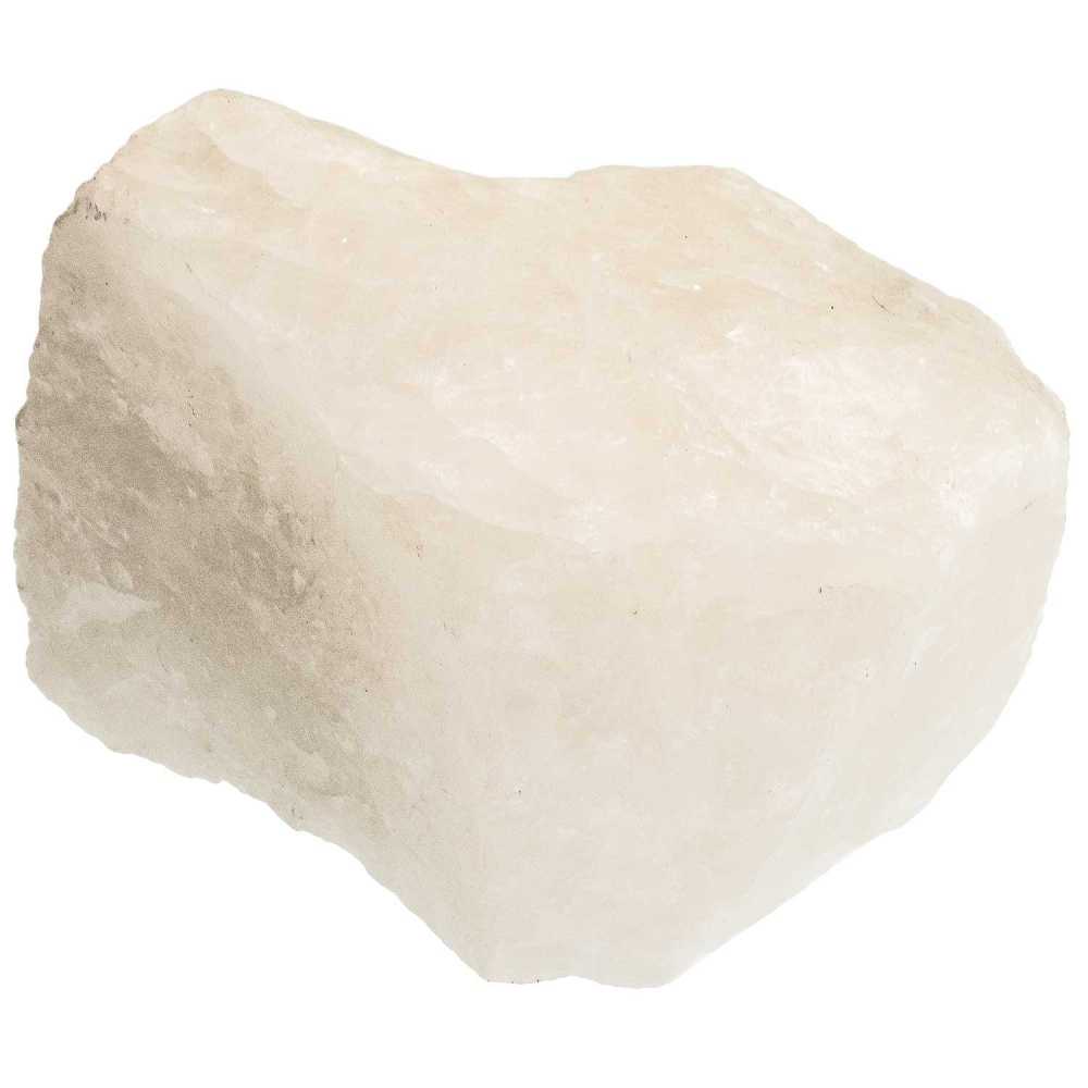 Pierre brute bloc quartz blanc
