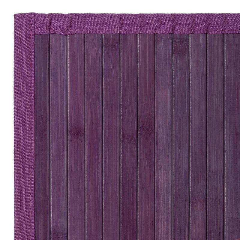 Tapis bambou violet - couleur : violet -