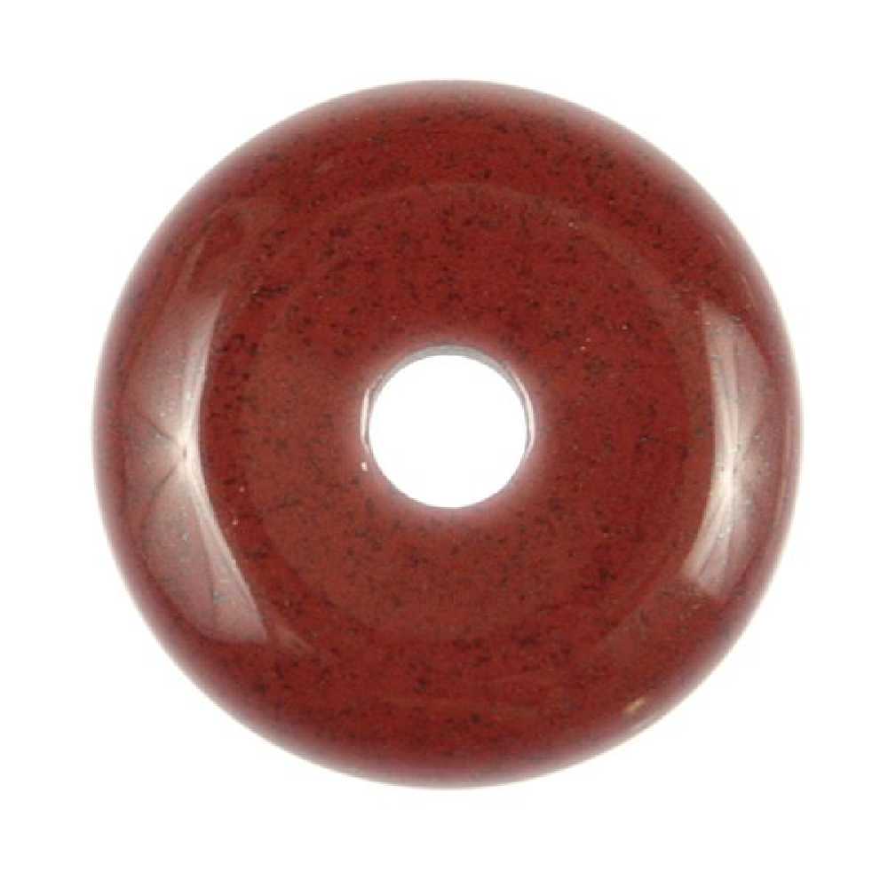 Donut jaspe rouge 2 cm