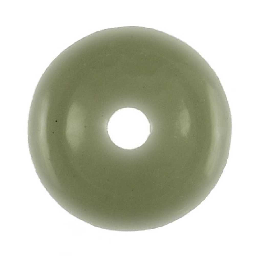 Donut jade vert de chine 2 cm
