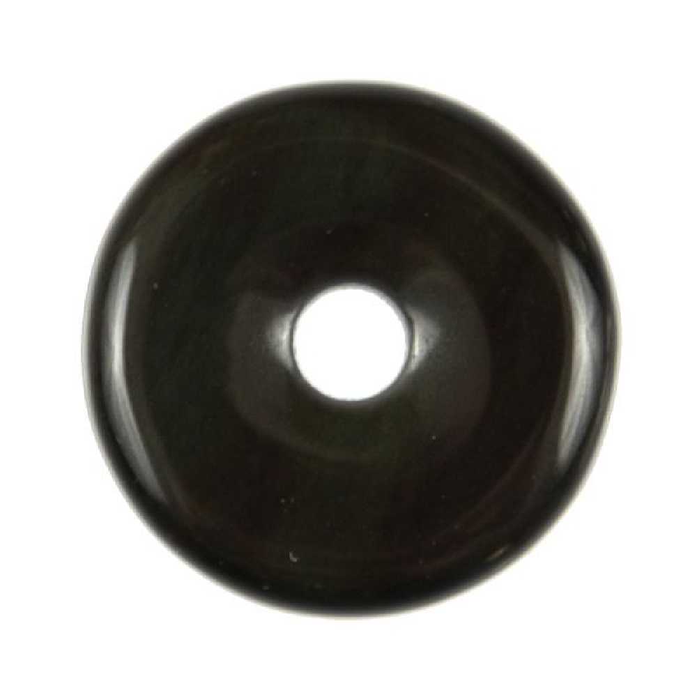 Donut obsidienne oeil céleste 3 cm