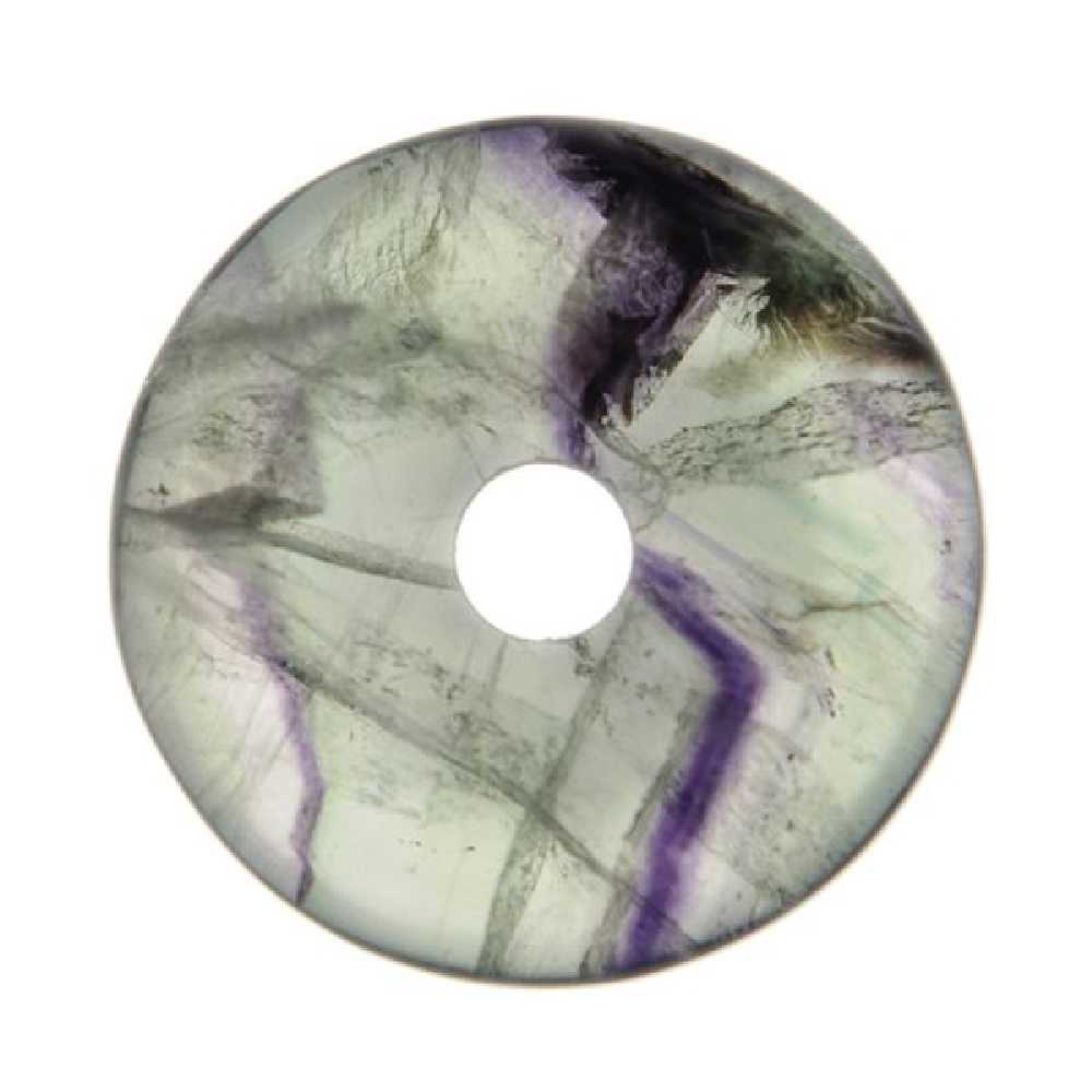 Donut fluorite arc-en-ciel 4 cm