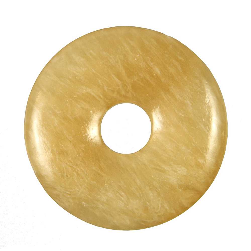 Donut calcite orange 4 cm