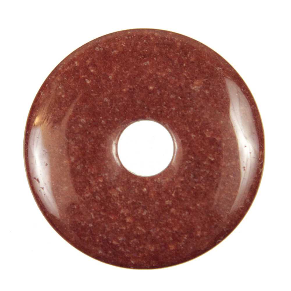 Donut quartz hématoïde 3 cm