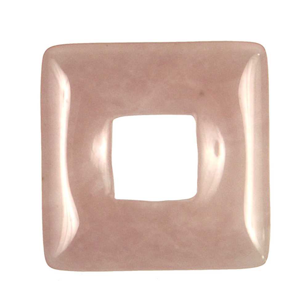 Donut carré quartz rose