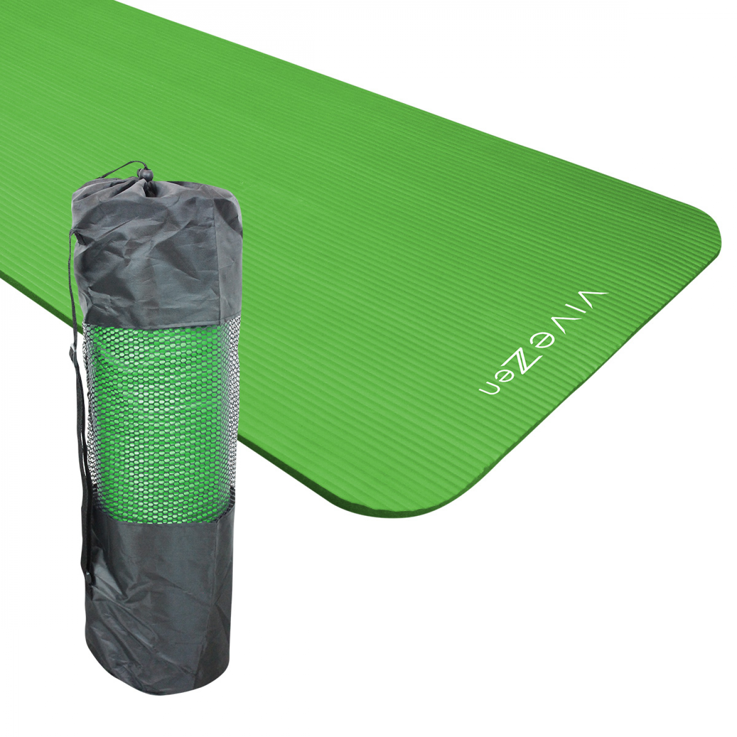 Tapis de yoga - 180 x 60 cm - vert