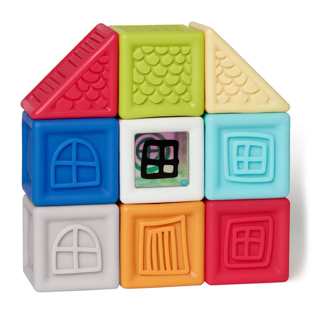 Cubes empilables - village
