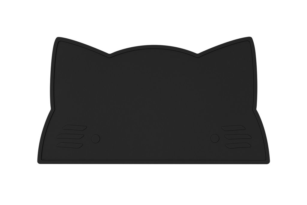 Set de table en silicone chat noir
