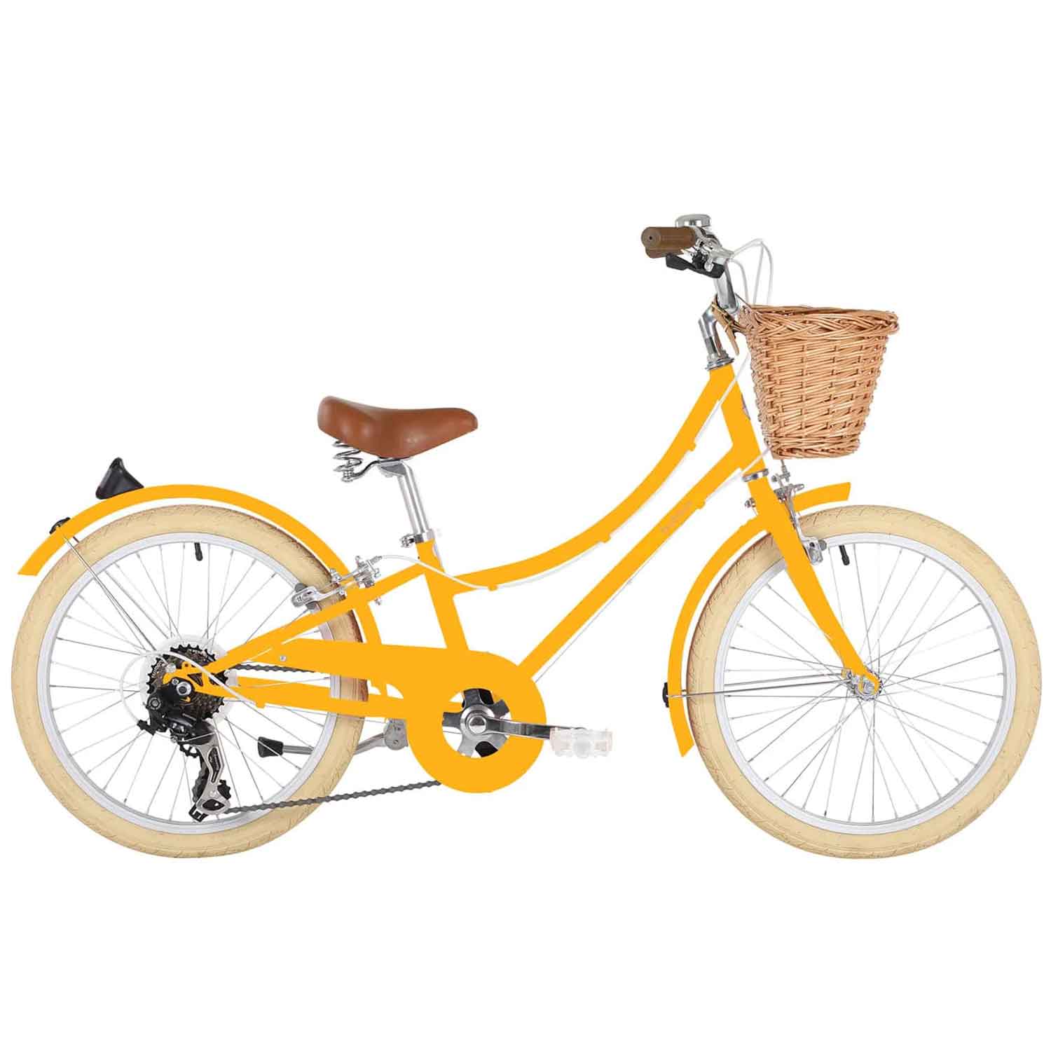 Vélo jaune 20 pouces bobbin gingersnap