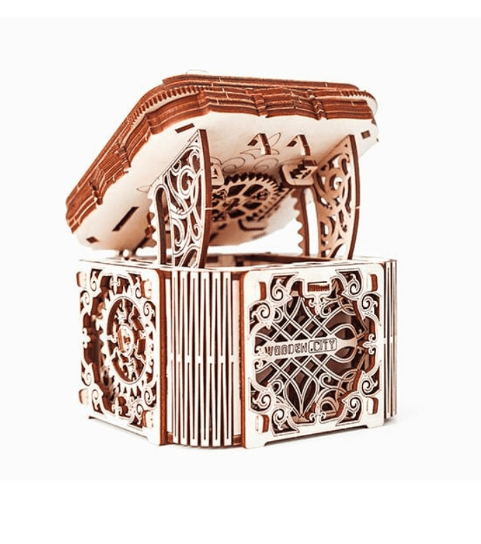 Boîte De Puzzle En Bois D'ouverture Secrète, Boîte Impossible, Casse