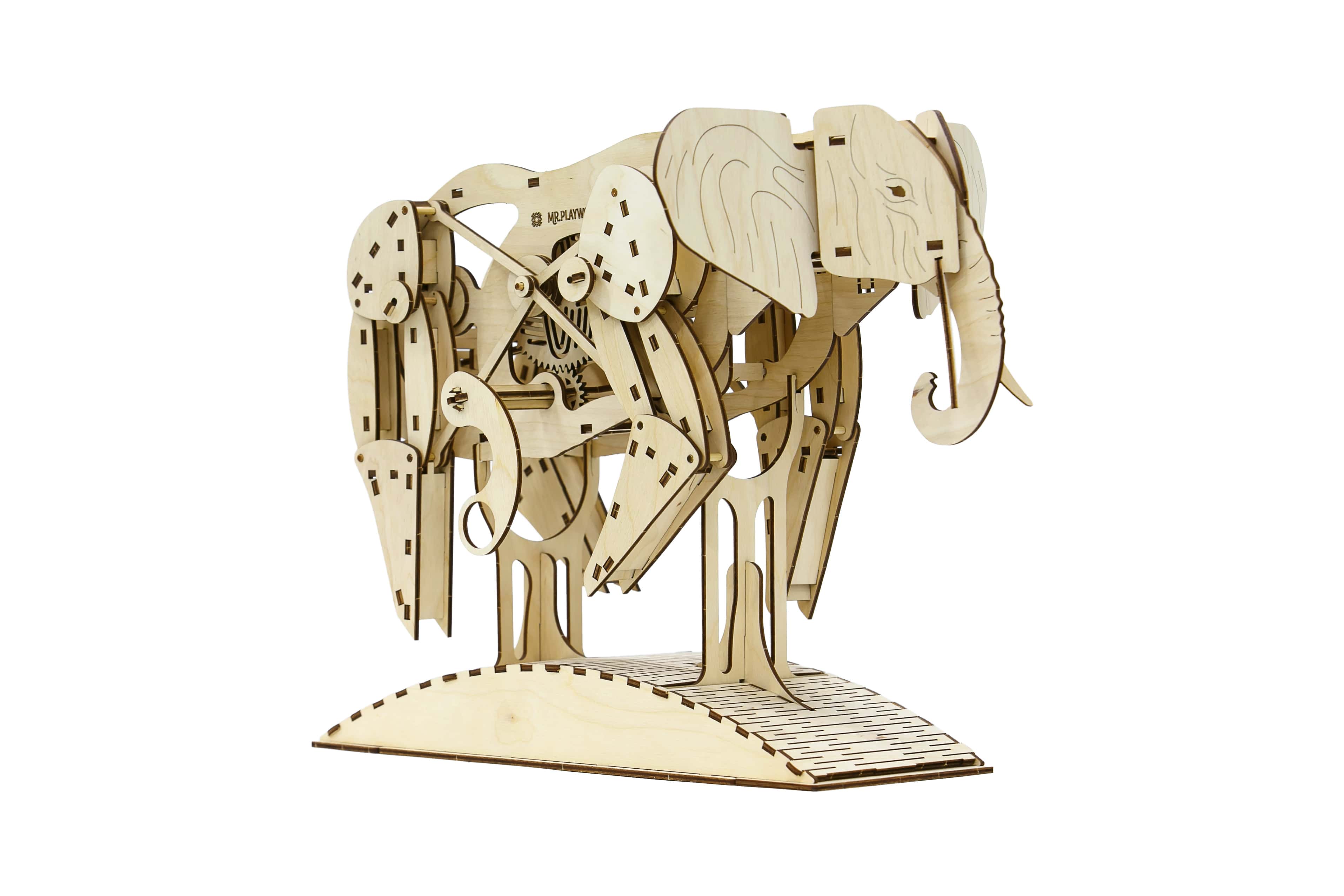 Puzzle 3d elephant