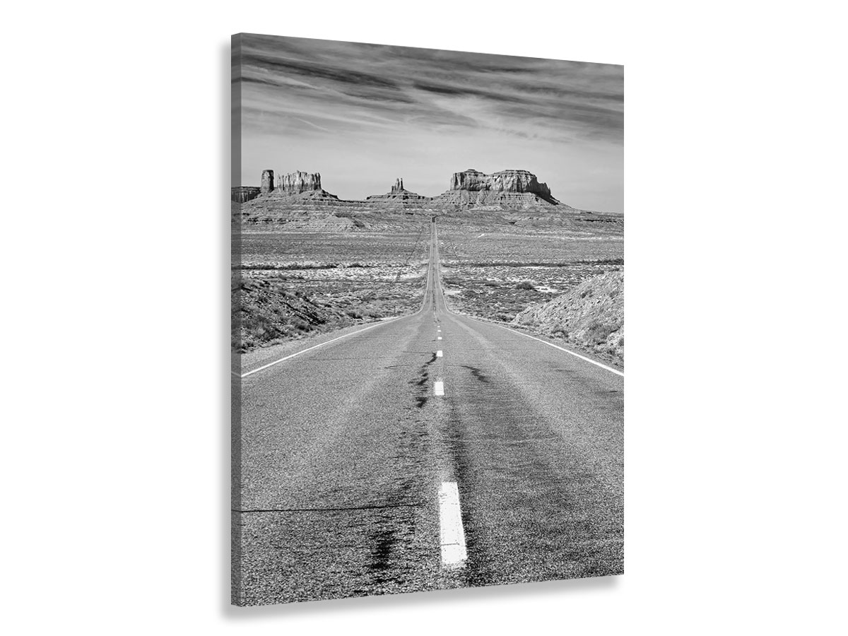 Tableau photo noir et blanc grand canyon