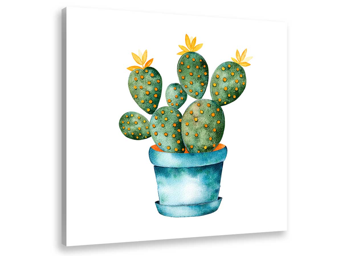 Tableau pot de cactus