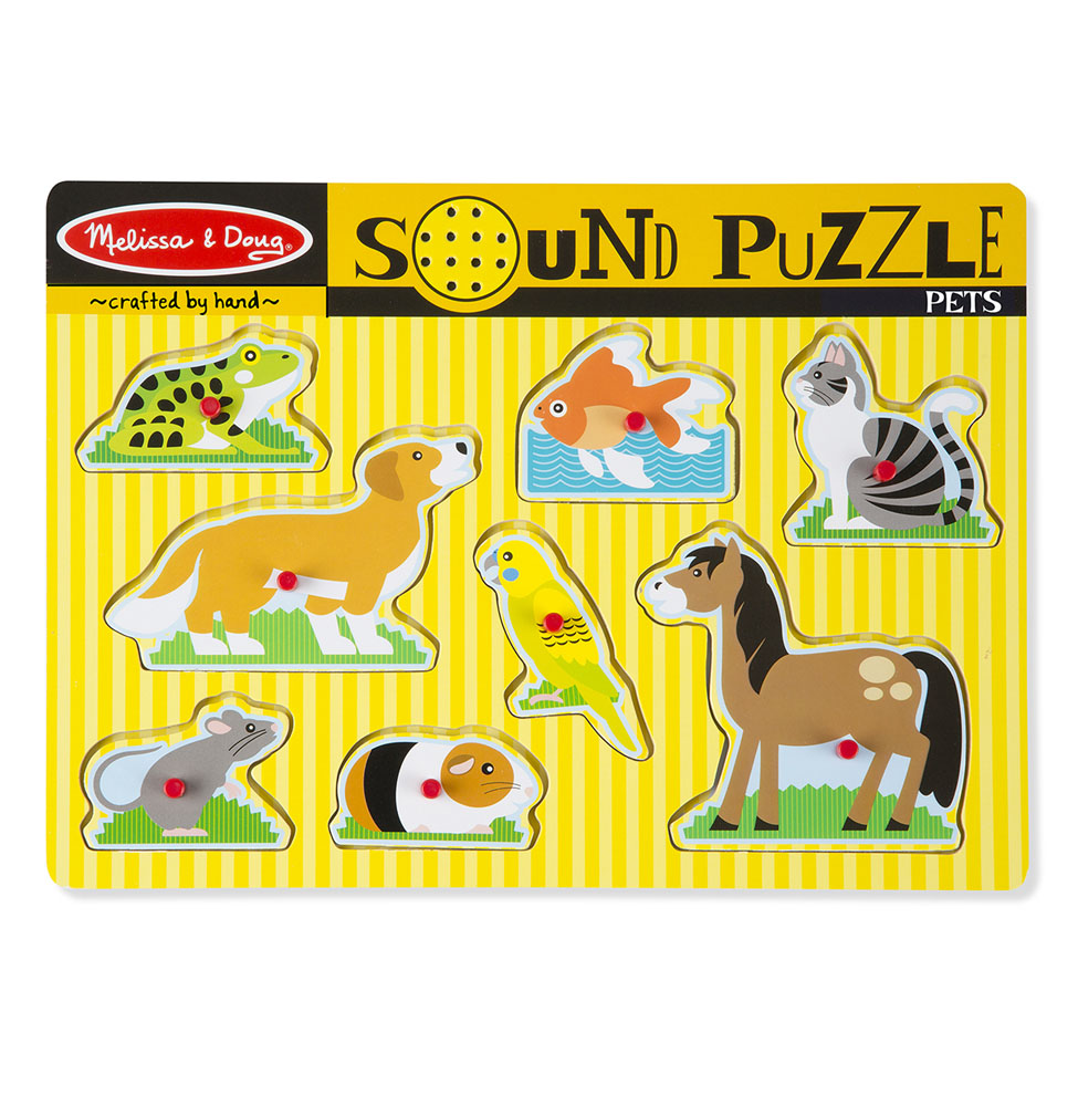 Puzzle sonore animaux domestiques