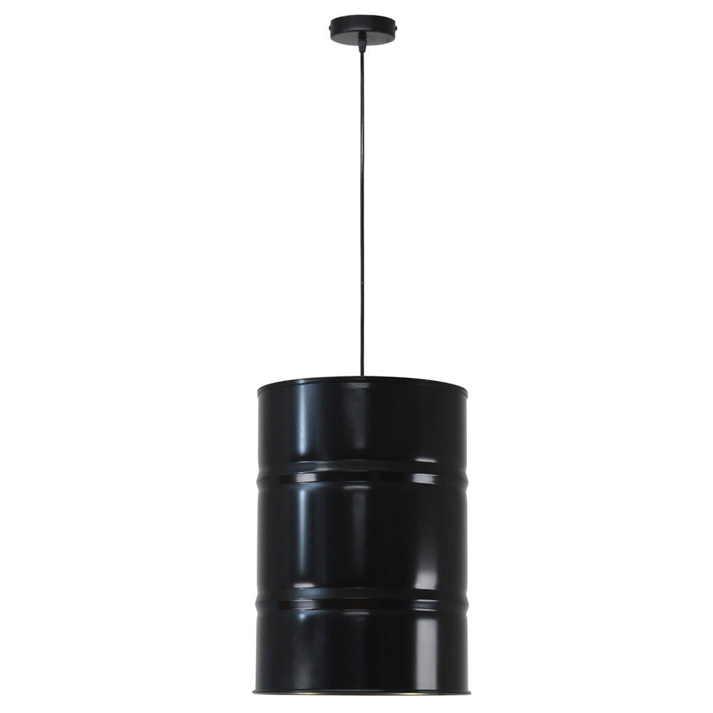 Lampe suspension amp. Led. 31x45cm noir