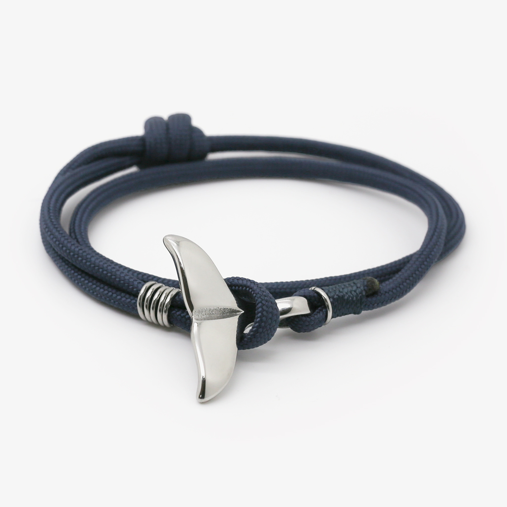 Bracelet corde baleine homme marin - bm