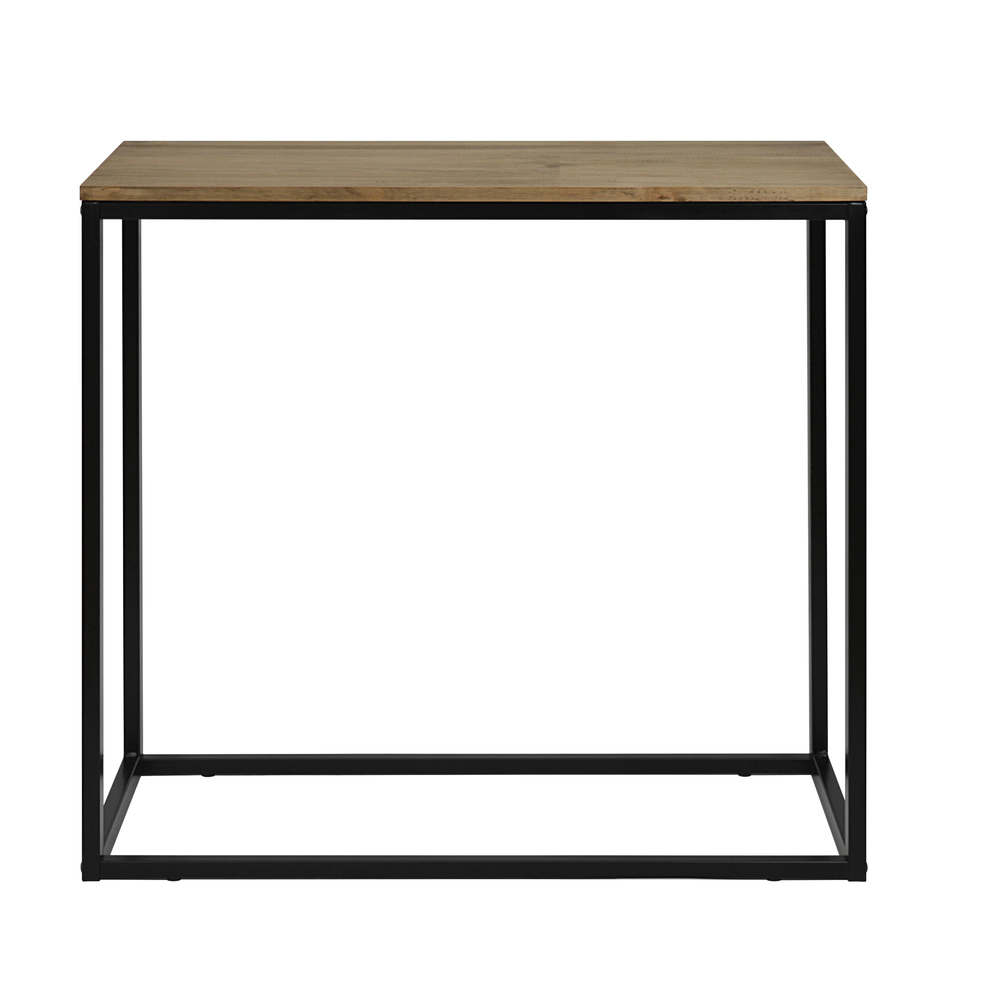 Table console icub 35x70x82h cm noir