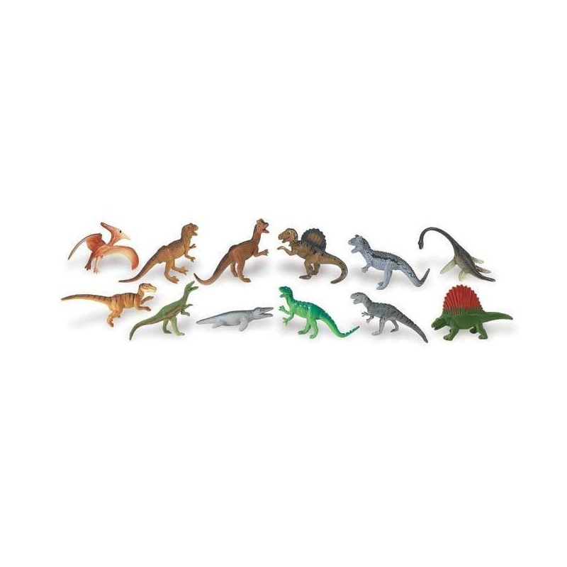 12 figurines dinosaures carnivores