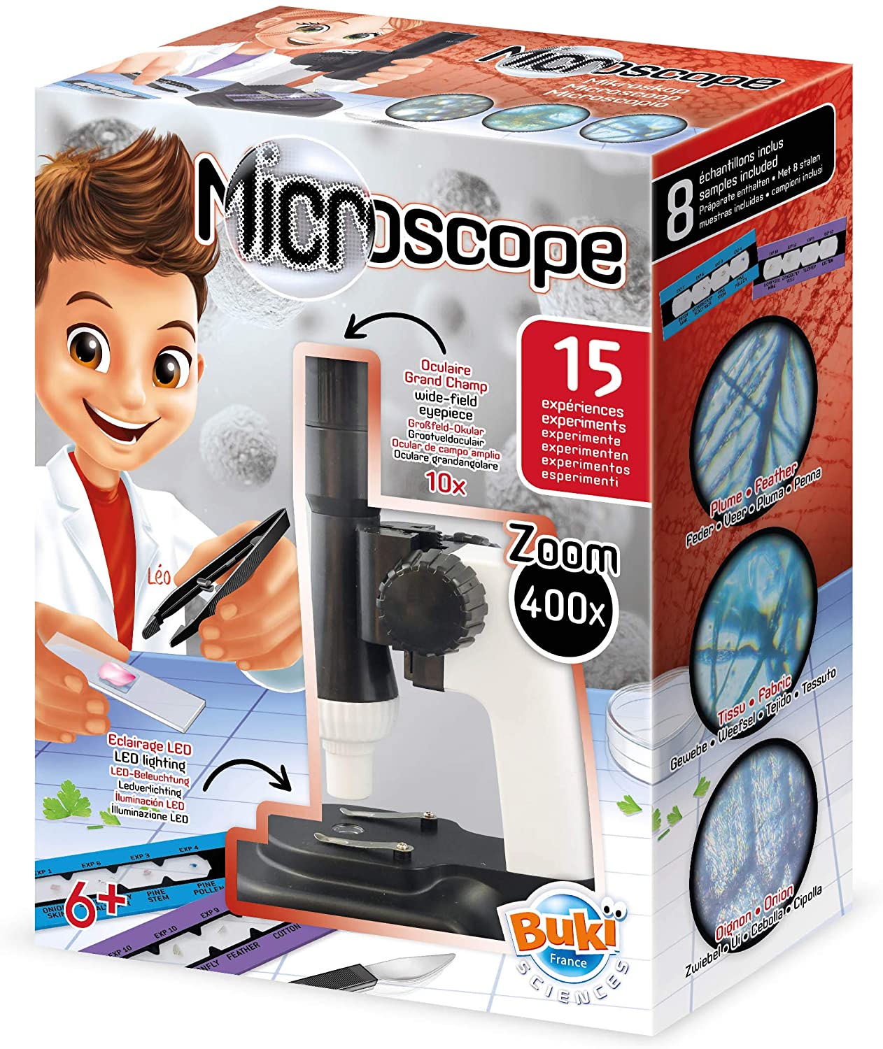 Microscope 15 expériences