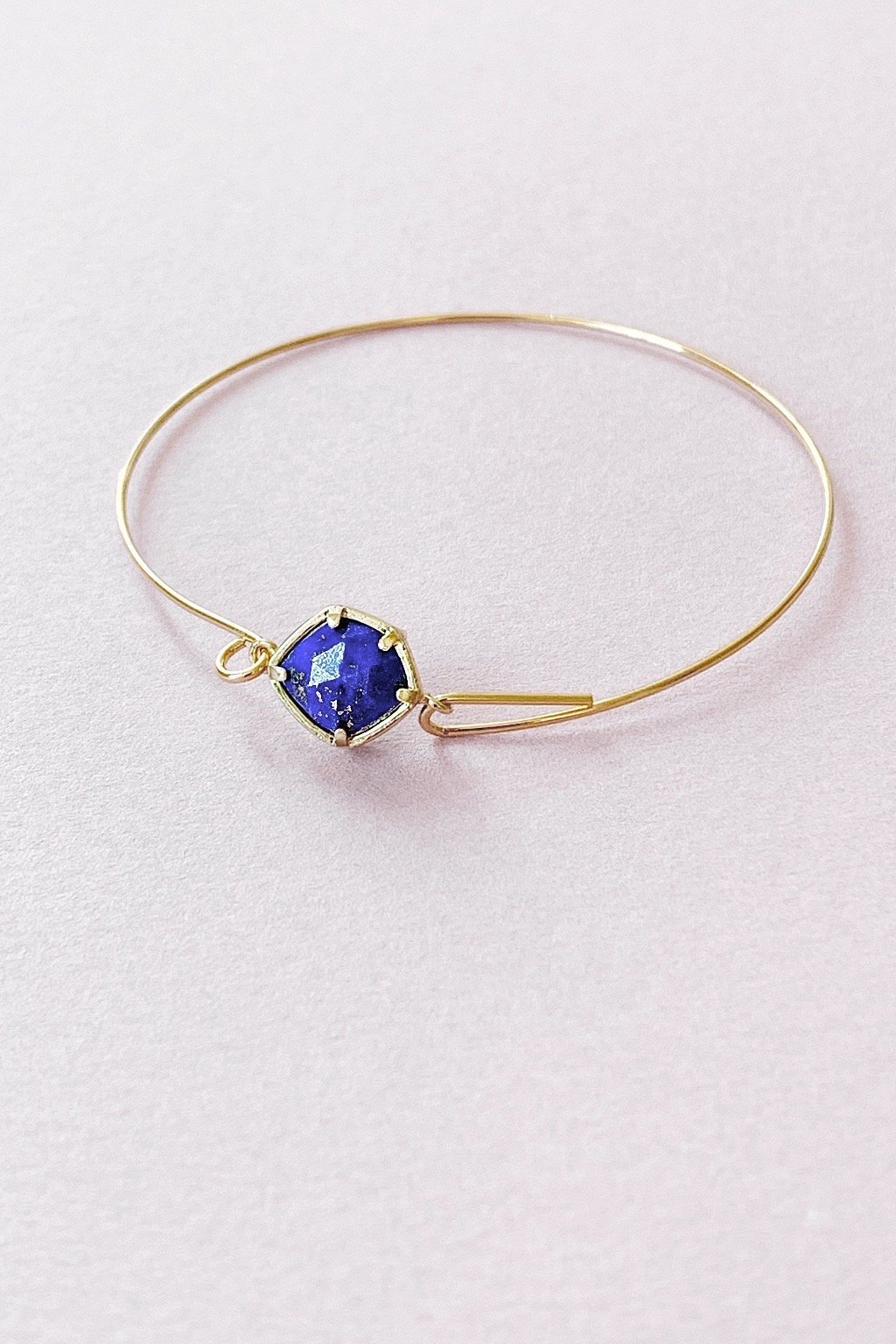 Bracelet jonc lapis lazuli