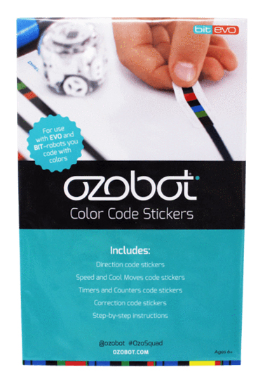 Stickers de codage pour ozobot
