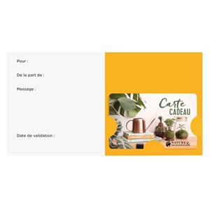 Carte cadeaux Nature & Découvertes