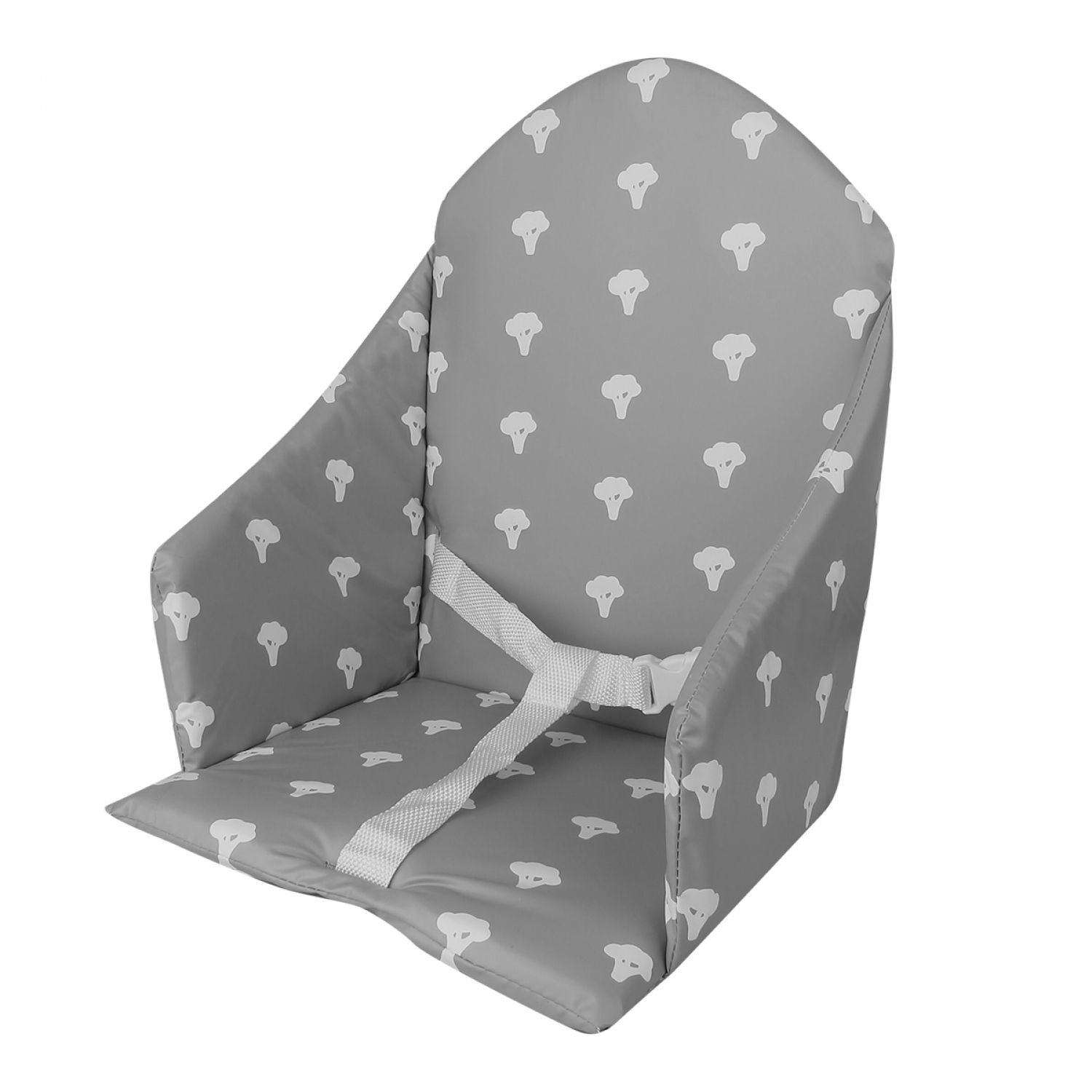 Coussin universel chaise haute gris