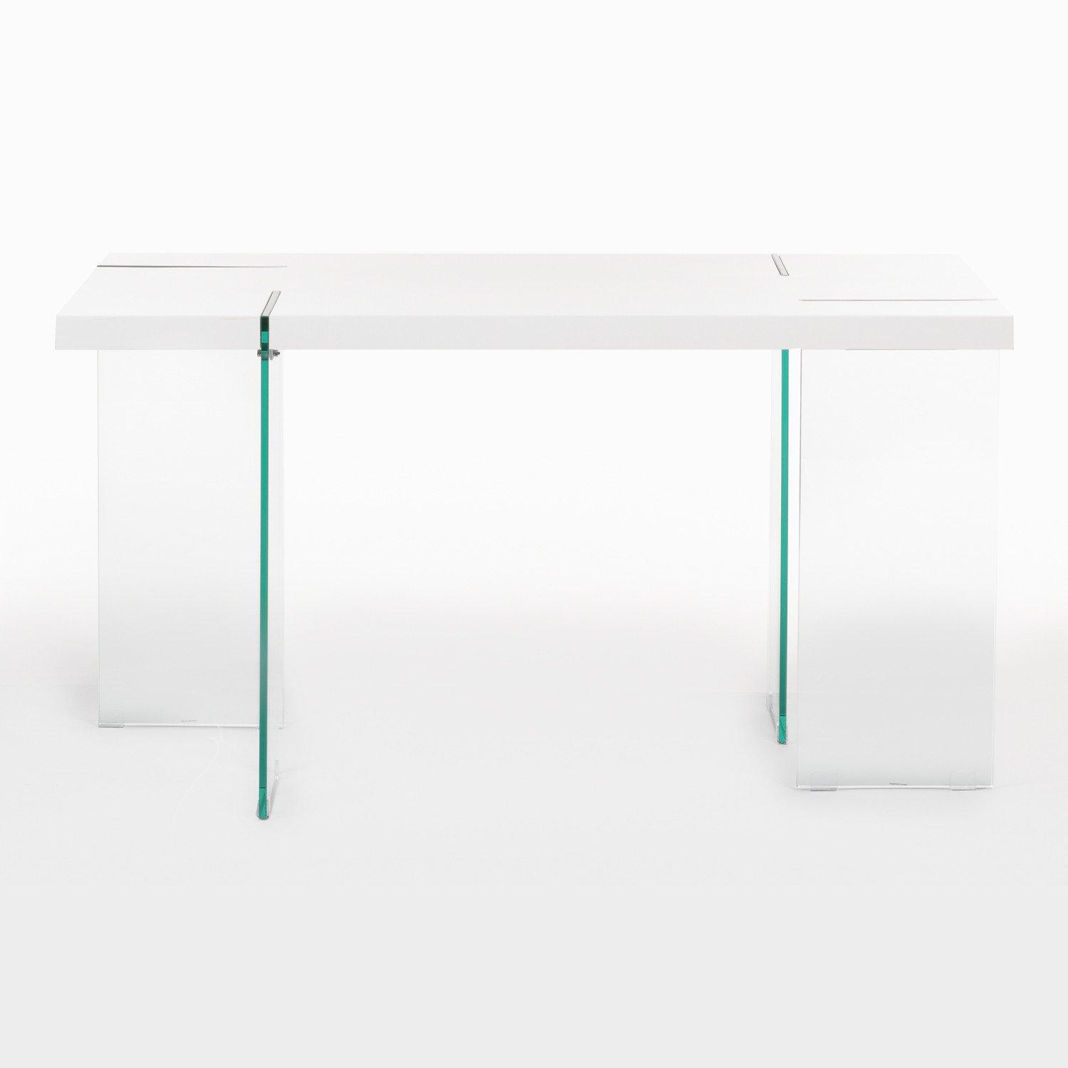 Table suspendue bois blanc