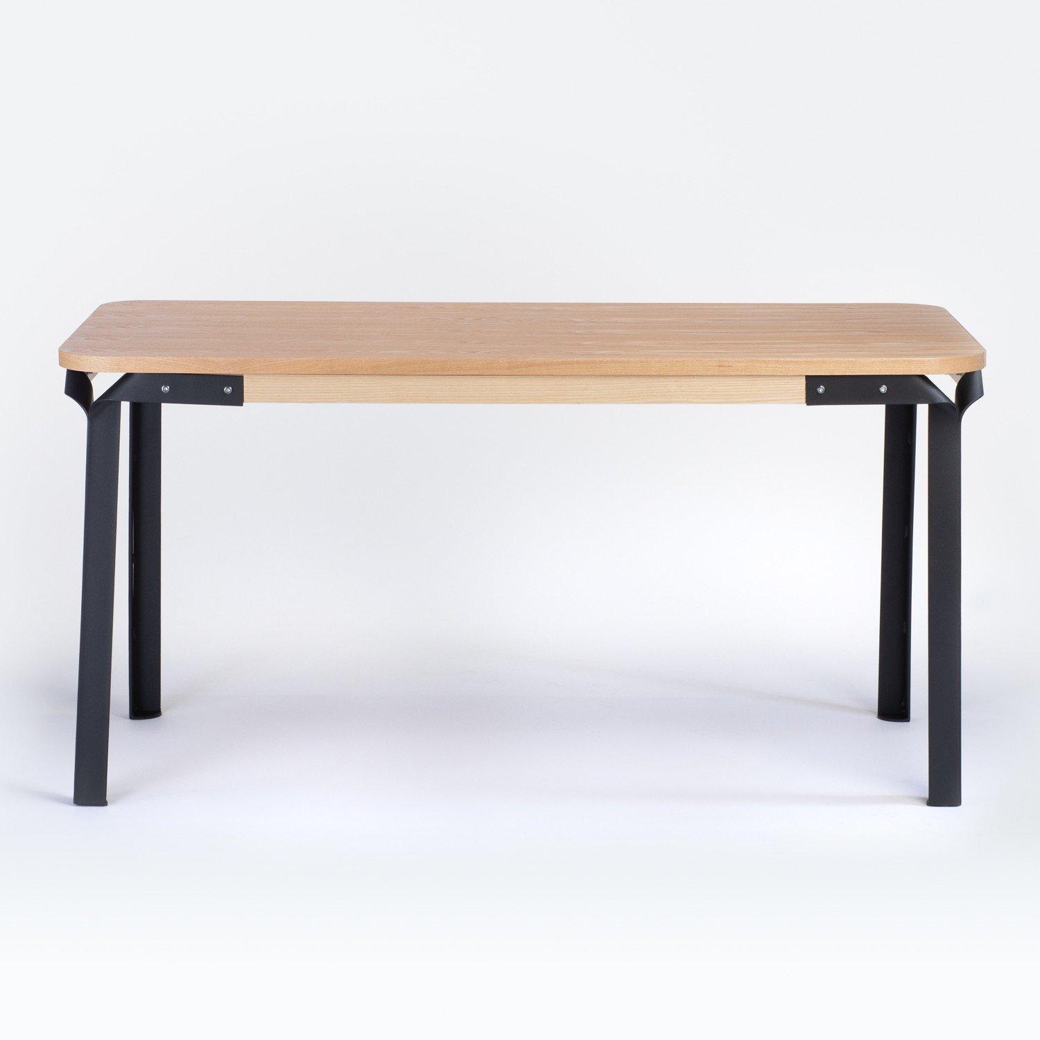 Table frêne design noire