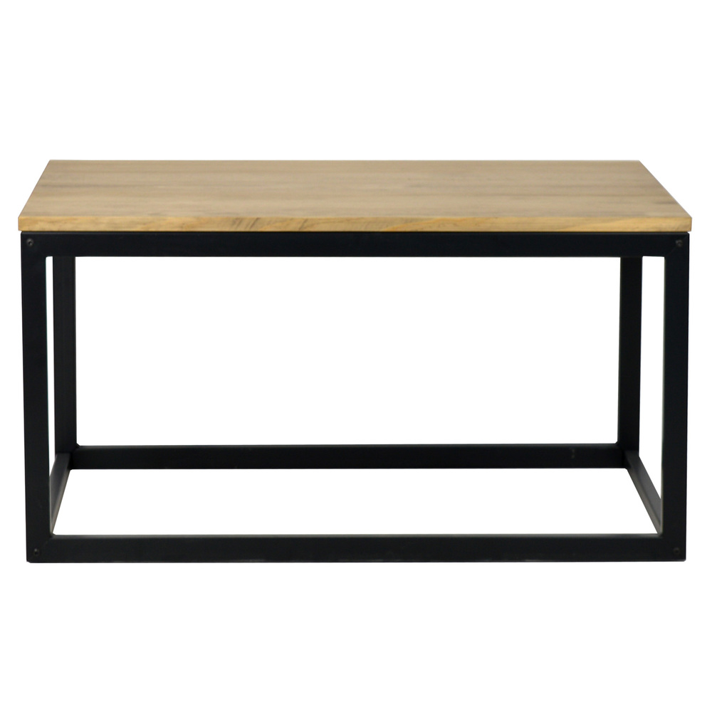 Table basse icub. 50x80x42 cm. Noir