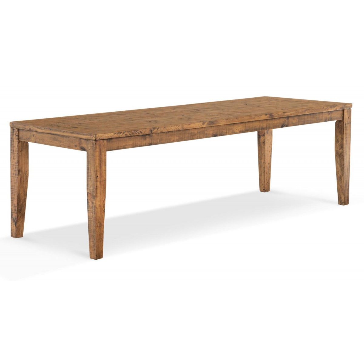 Table à manger bois marron 250x90x78.5cm