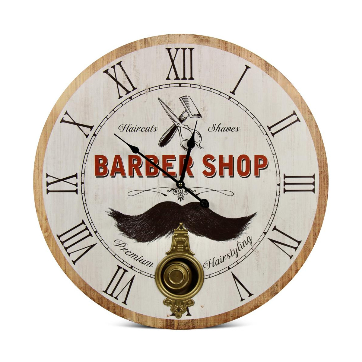 Horloge ancienne balancier barber shop b