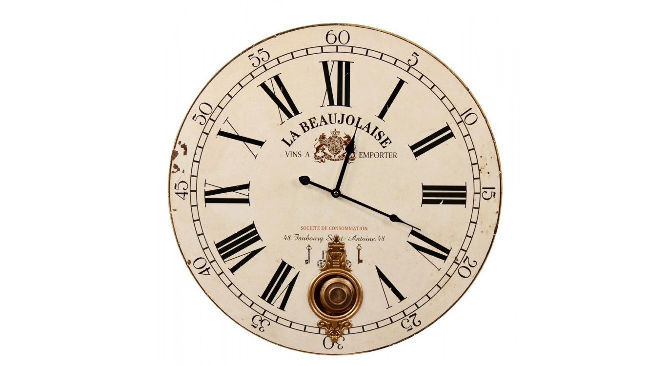 Horloge ancienne balancier la beaujolais