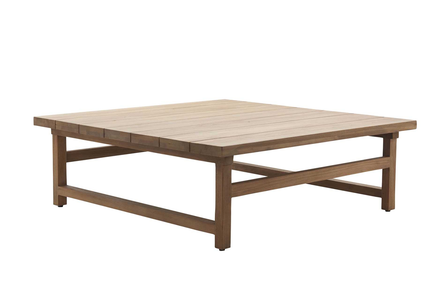 Table basse carrée en teck 120x120cm