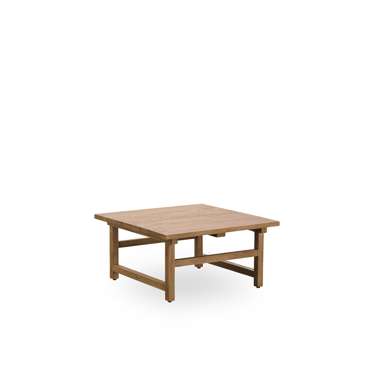 Table basse carrée en teck 80x80cm