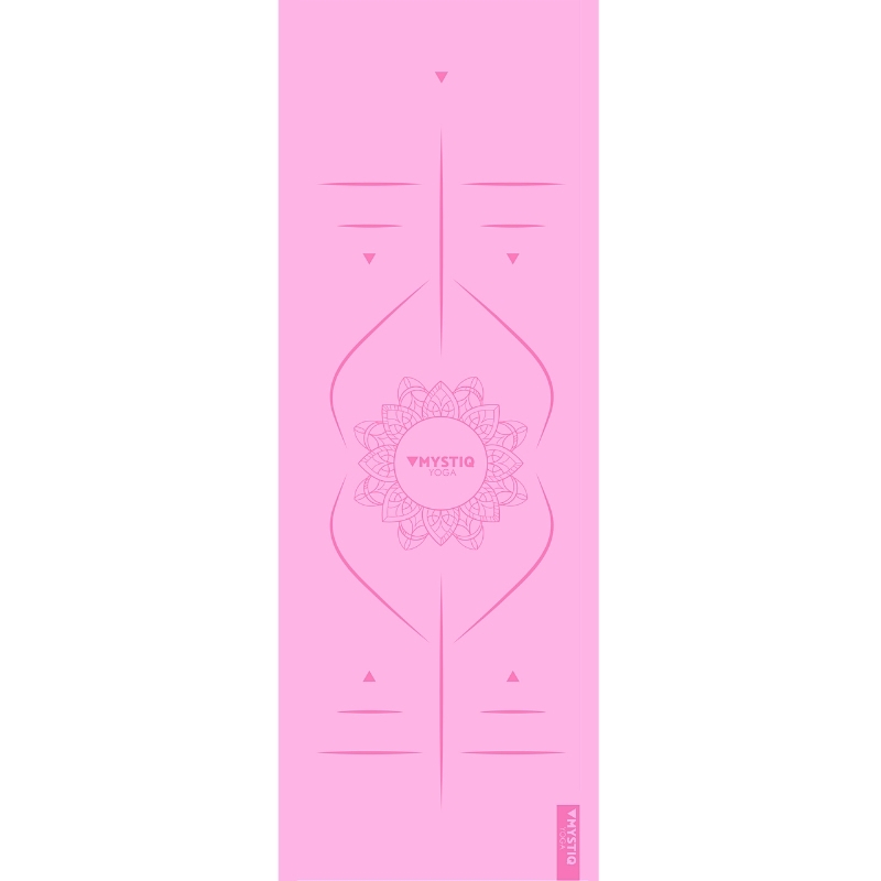 Tapis de yoga elite - mandalign pink