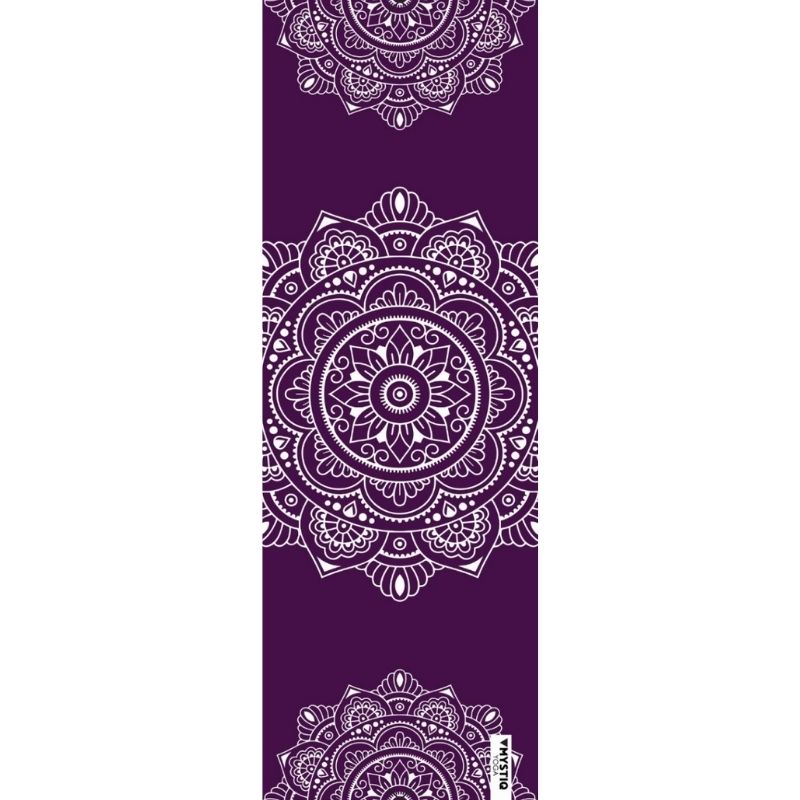 Tapis de yoga de voyage - mandala purple